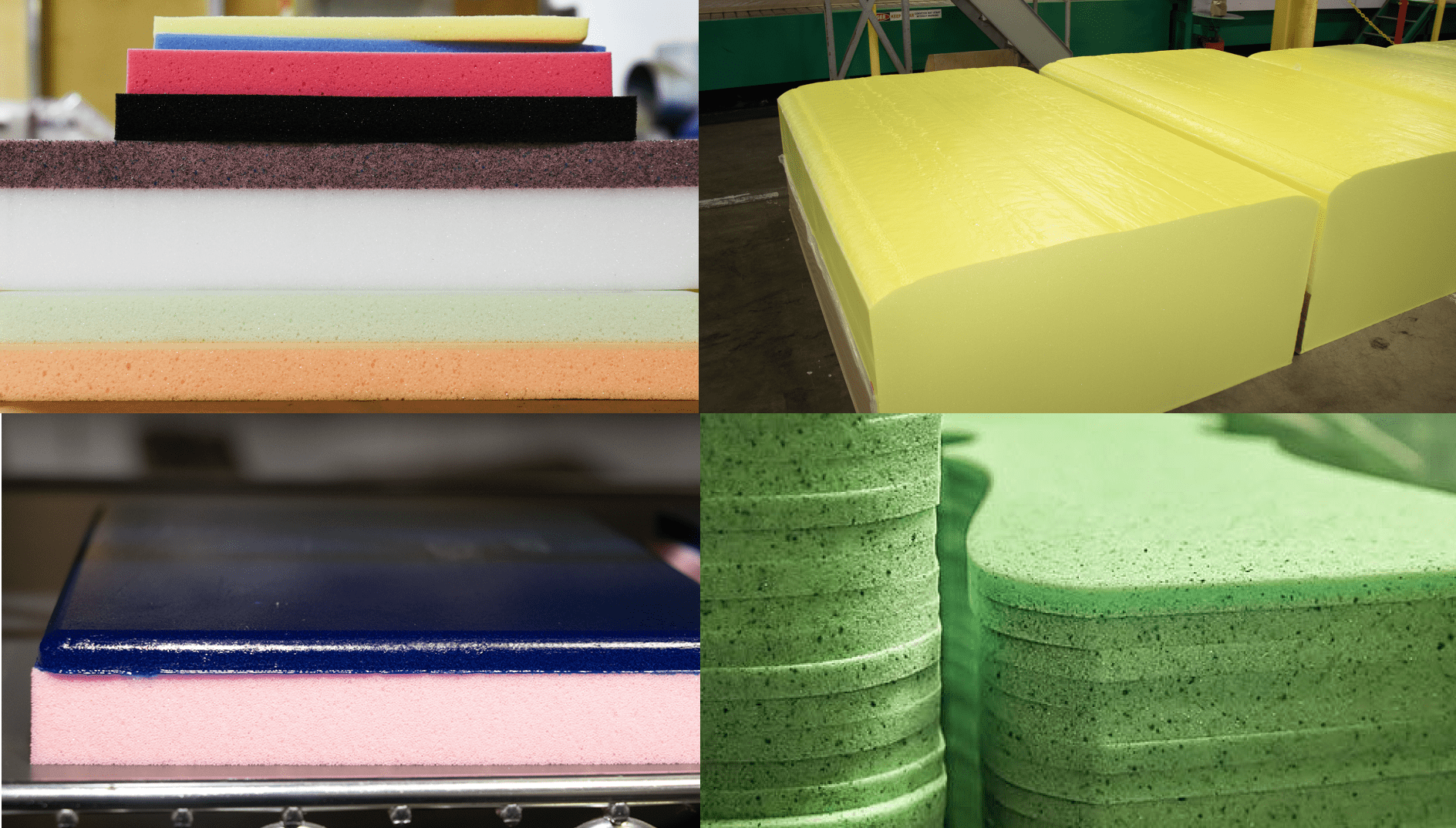Bergad Versatility to Manufacture a Wide Range of Products Bergad Specialty Foam products